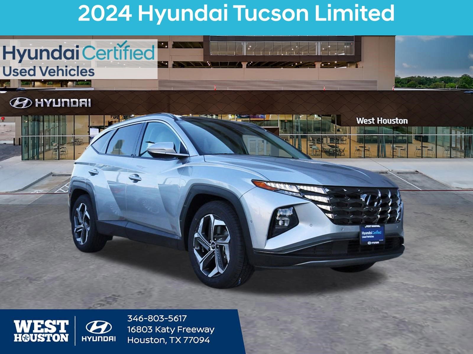 Certified 2024 Hyundai Tucson Limited FWD image 1