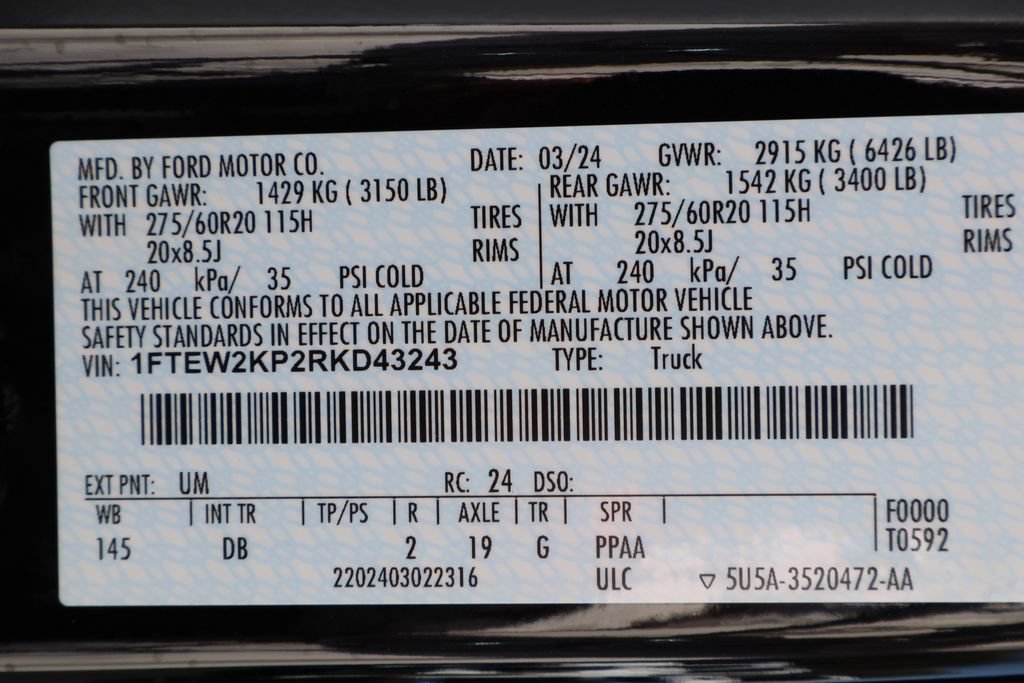 Used 2024 Ford F150 STX RWD image 31