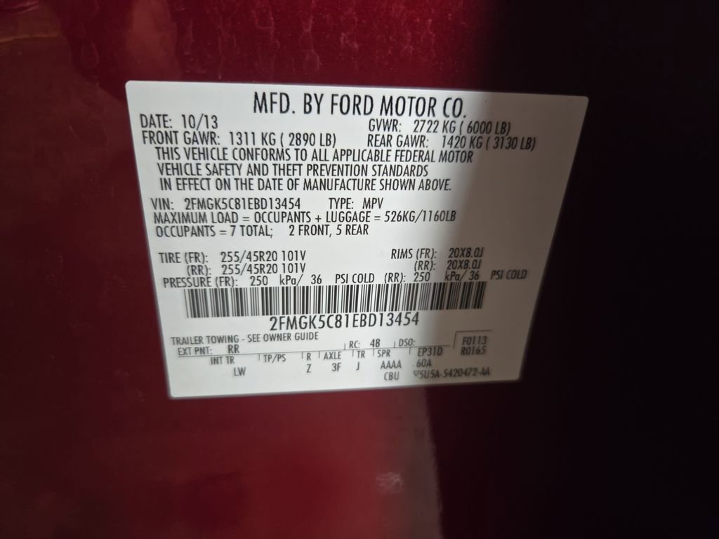 Used 2014 Ford Flex SEL w/ Equipment Group 202A FWD image 37