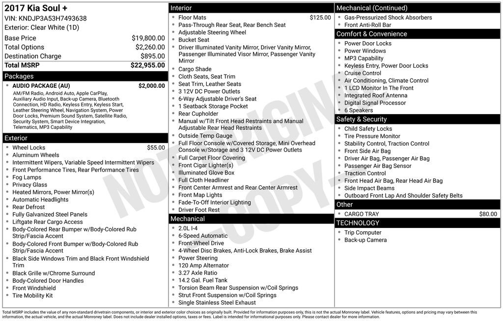 Used 2017 Kia Soul + w/ Audio Package image 27