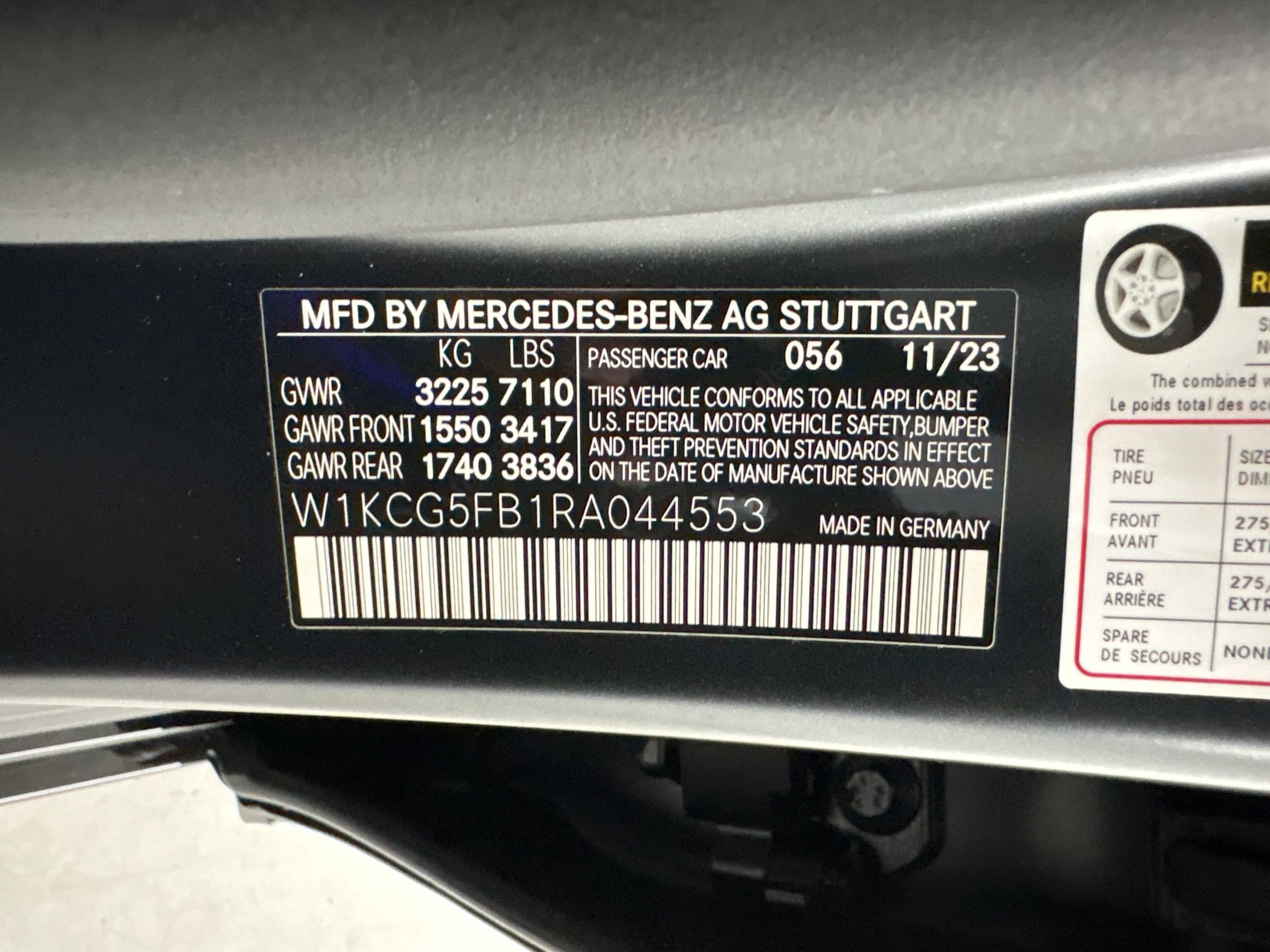 Certified 2024 Mercedes-Benz EQS AMG 4MATIC image 19