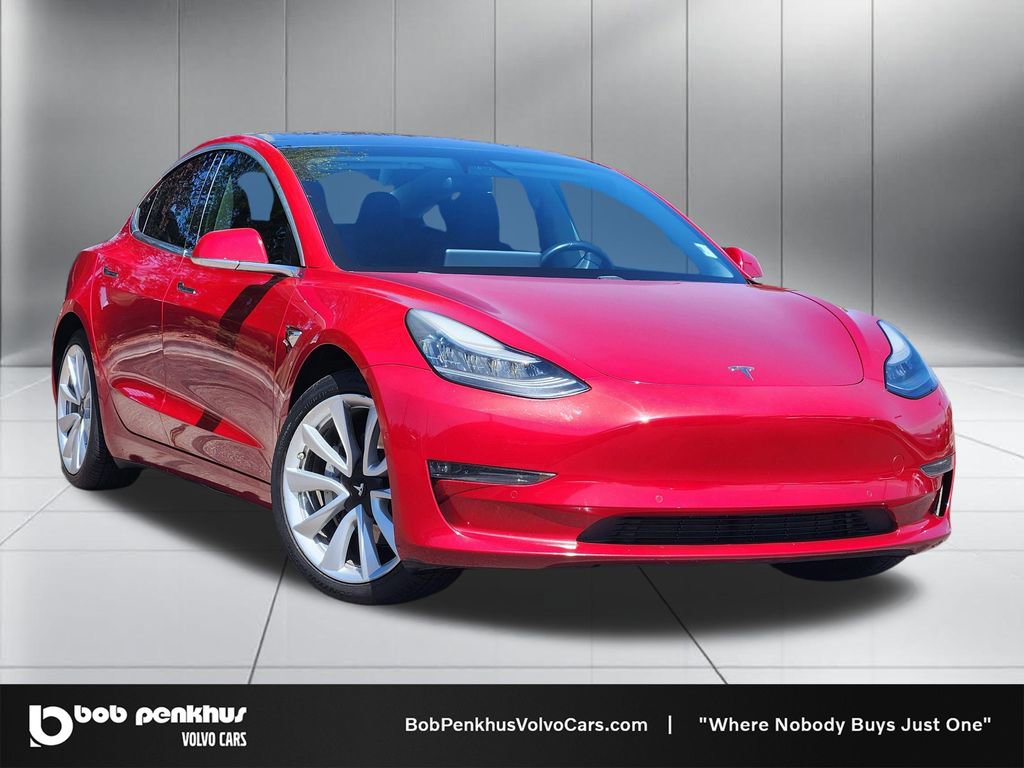 Used 2018 Tesla Model 3 Long Range AWD/4WD image 1