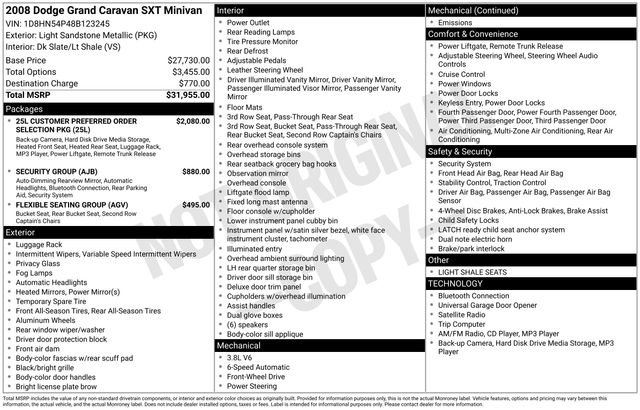 Used 2008 Dodge Grand Caravan SXT image 10