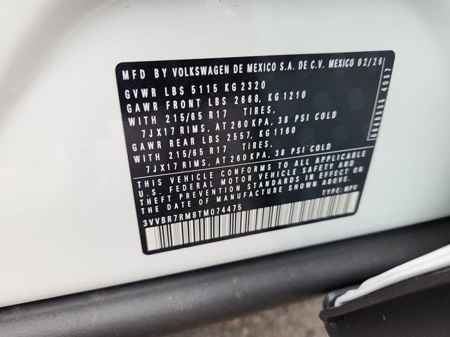 New 2026 Volkswagen Tiguan S image 10