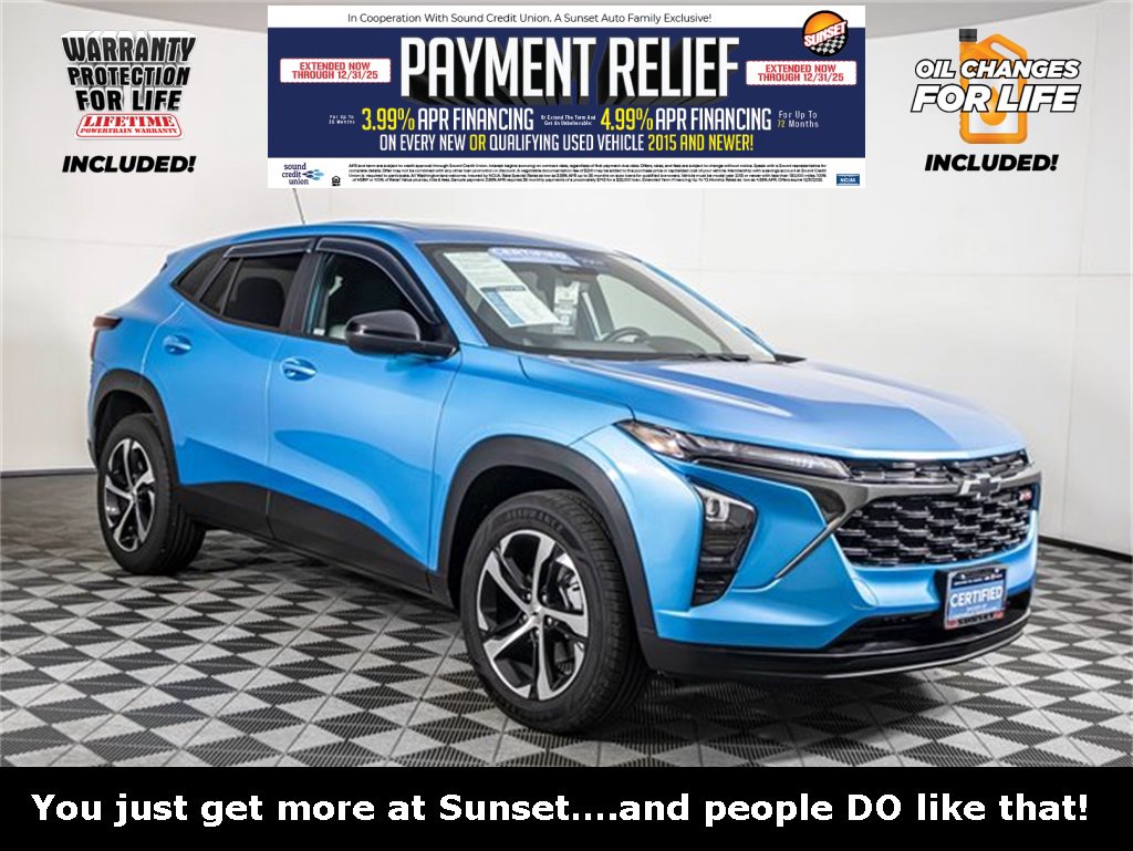 Certified 2025 Chevrolet Trax RS w/ Sunroof Package