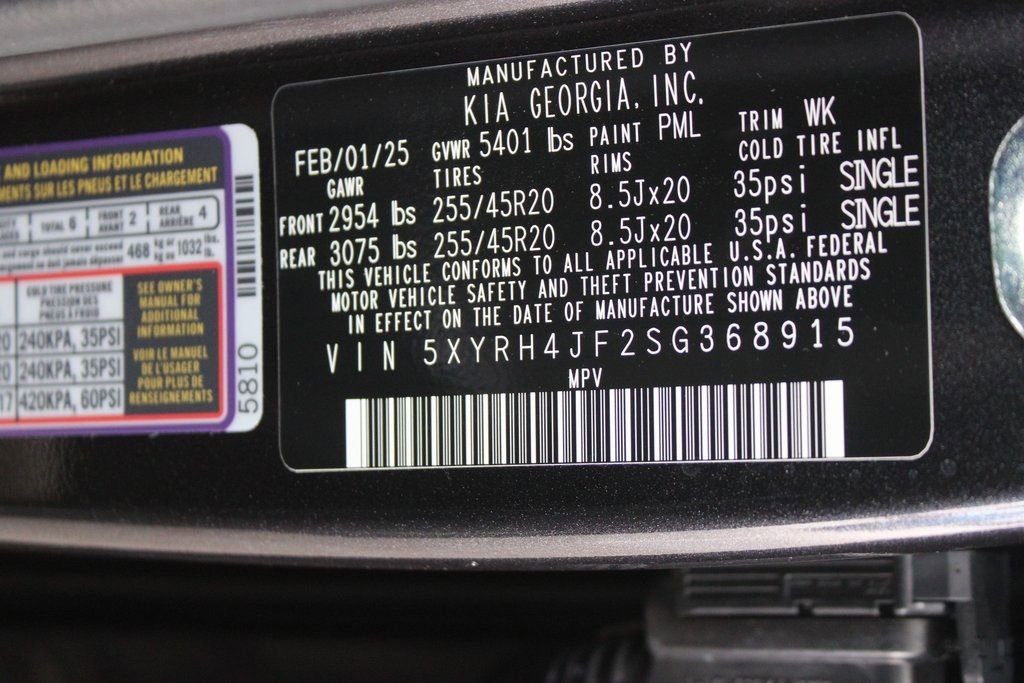 New 2025 Kia Sorento EX w/ Panoramic Sunroof Package image 38