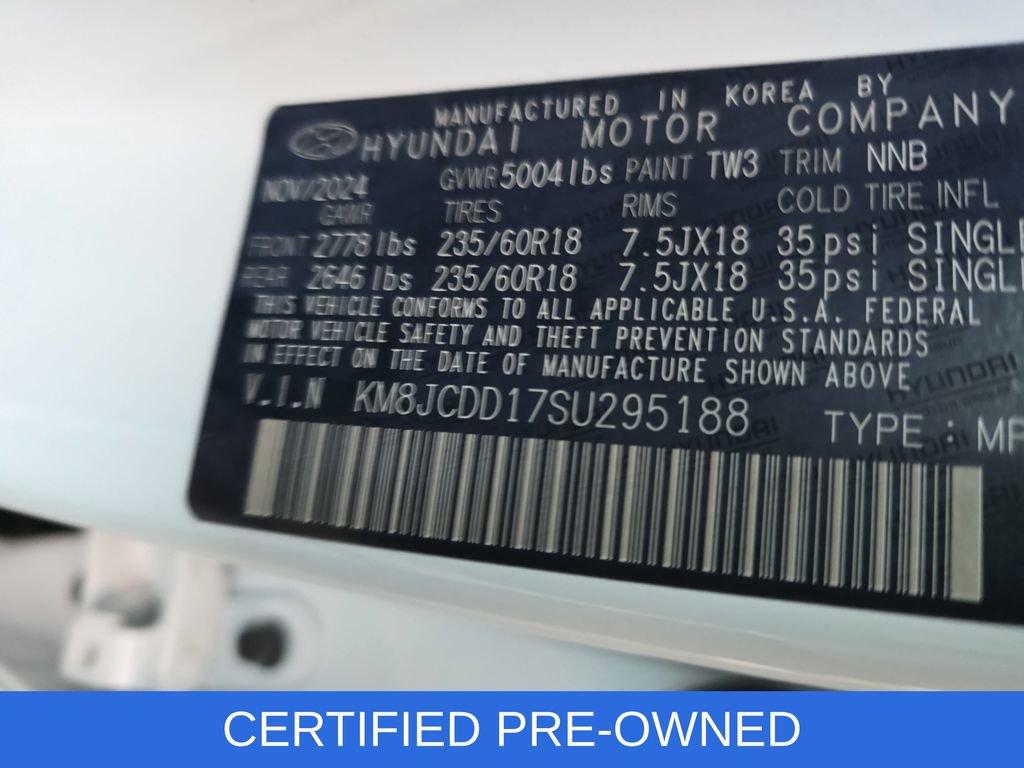 Used 2025 Hyundai Tucson SEL AWD/4WD image 35