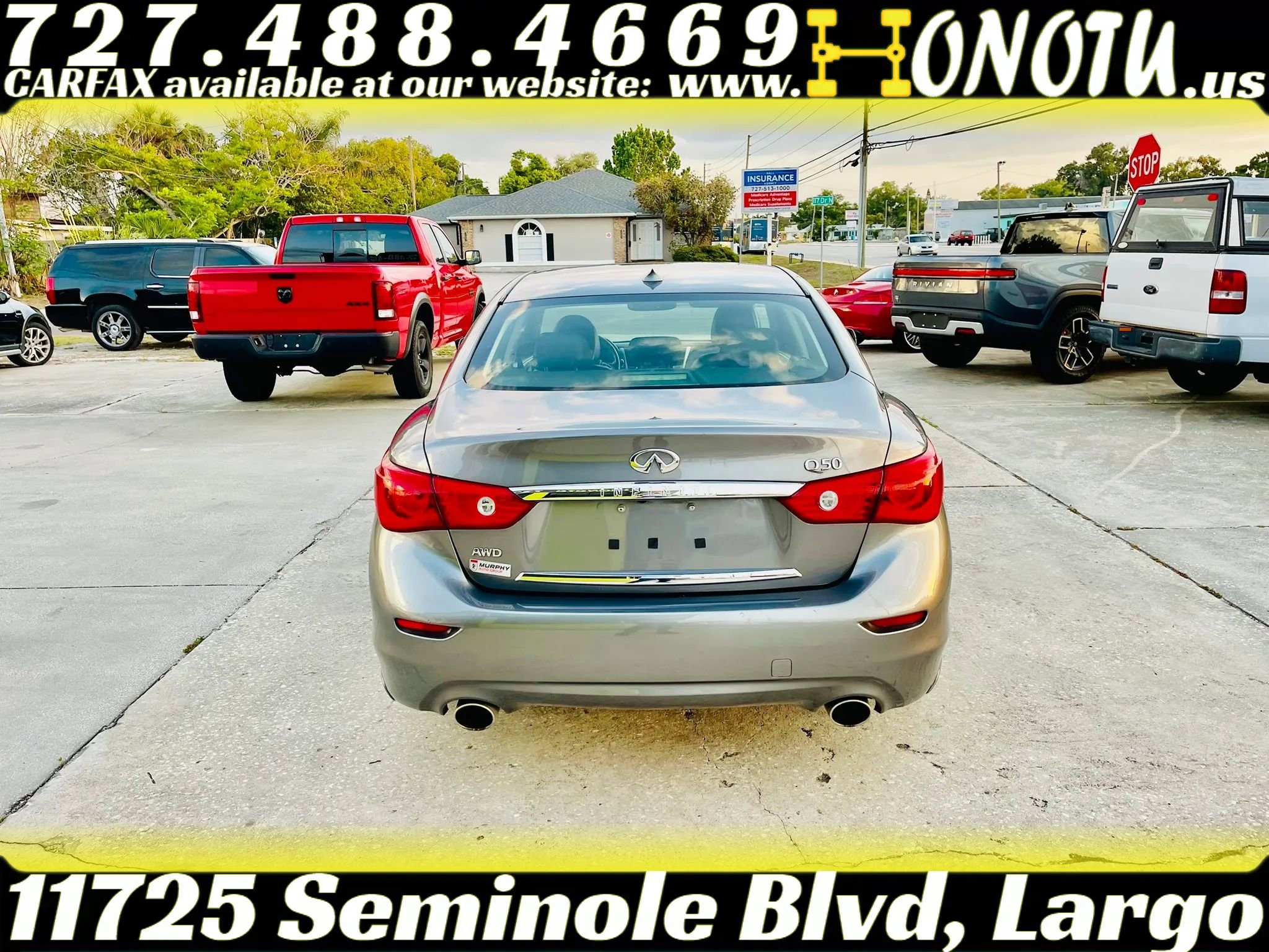 Used 2014 INFINITI Q50 Premium w/ Navigation Package AWD/4WD image 6