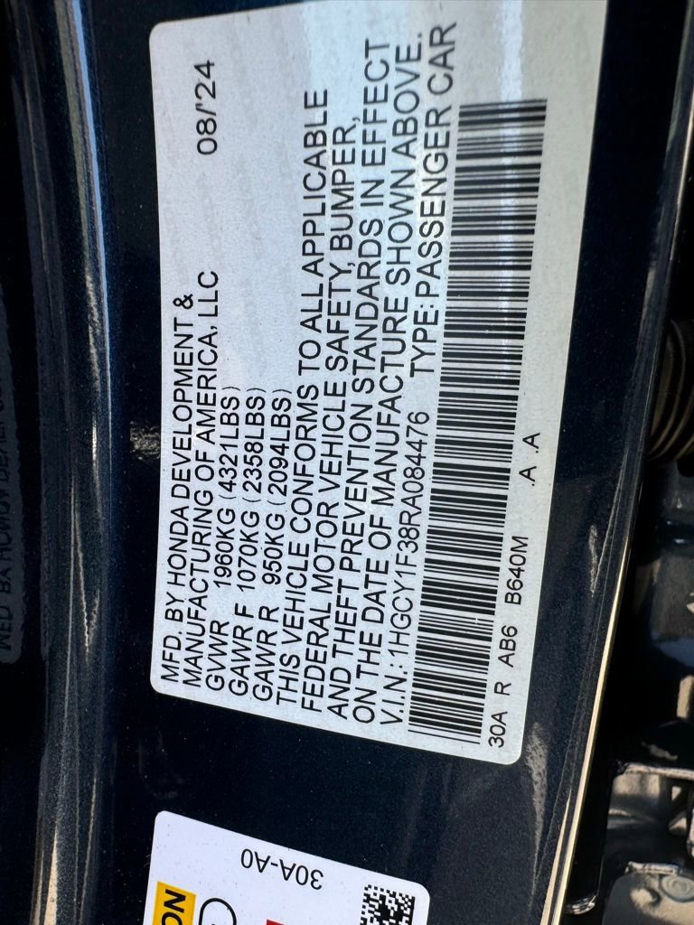 Used 2024 Honda Accord EX image 22