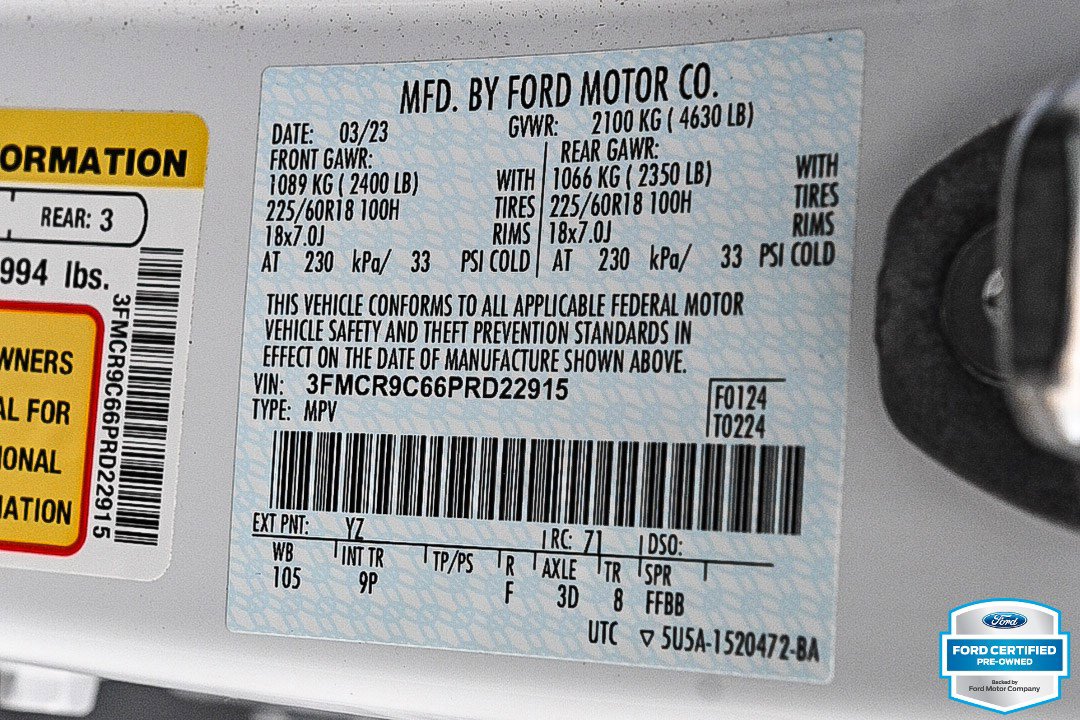 Certified 2023 Ford Bronco Sport Outer Banks w/ Tech Package image 29