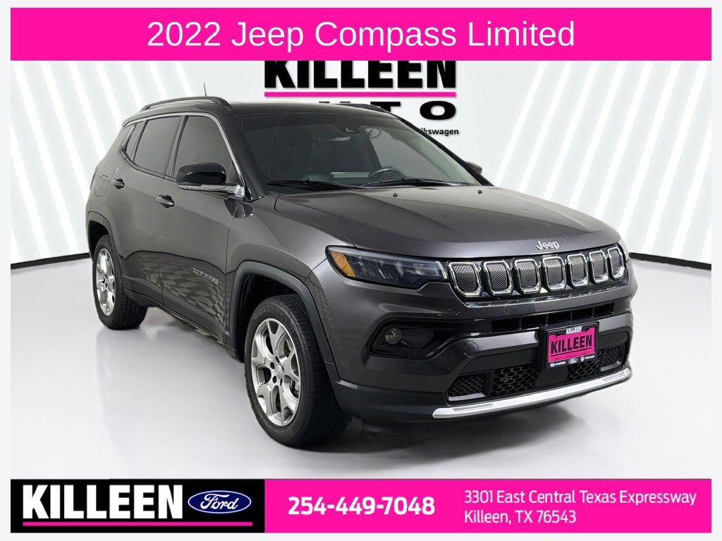 Used 2022 Jeep Compass Limited w/ Sun and Sound Group