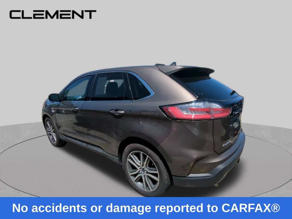 Used 2019 Ford Edge Titanium w/ Class II Trailer Tow Package AWD/4WD image 3