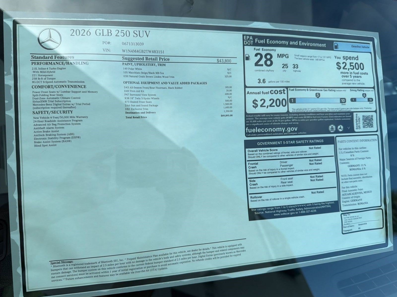 Used 2026 Mercedes-Benz GLB 250 image 34