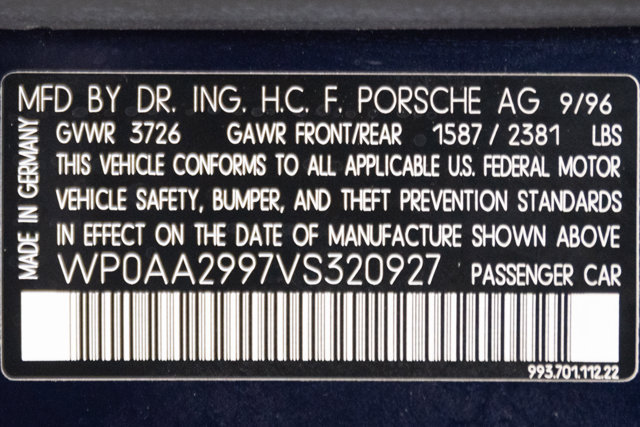 Used 1997 Porsche 911 Carrera RWD image 95