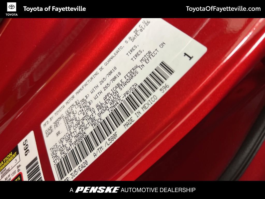 Certified 2026 Toyota Tacoma TRD Off-Road AWD/4WD image 36