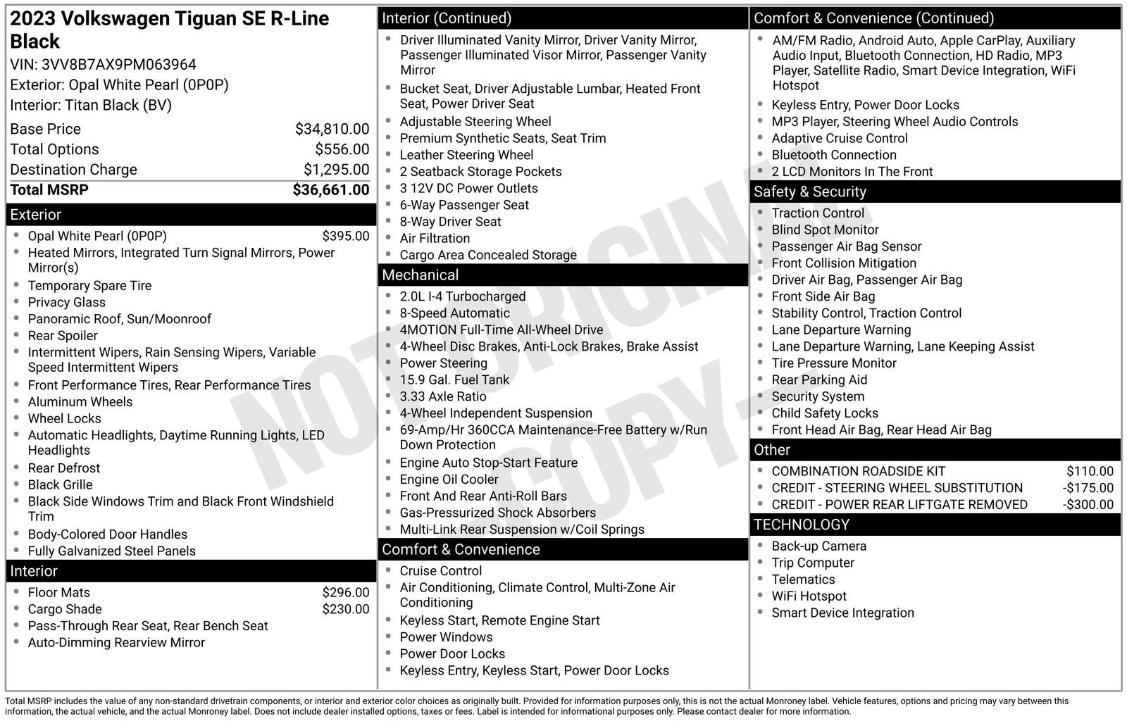 Certified 2023 Volkswagen Tiguan SE R-Line image 41