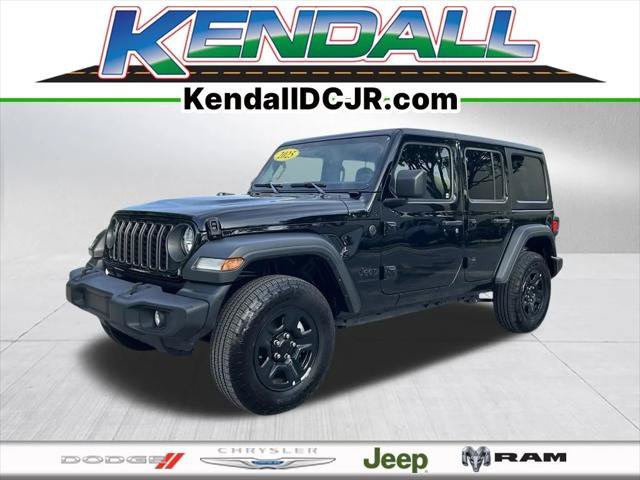 Certified 2025 Jeep Wrangler Unlimited Sport