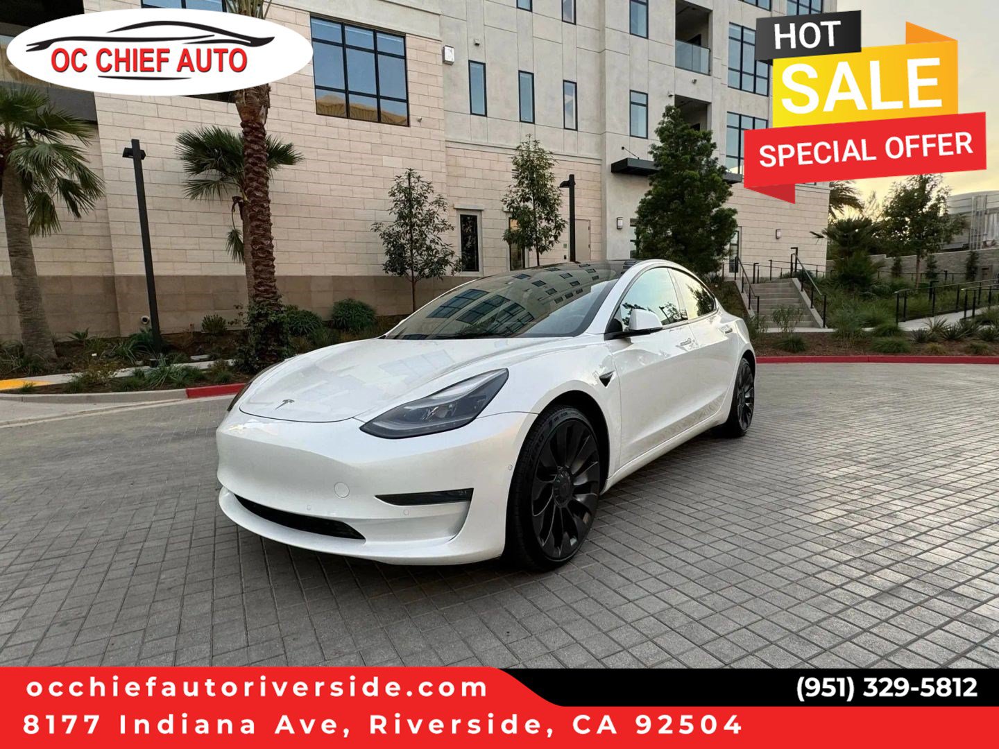 Used 2020 Tesla Model 3 Performance AWD/4WD image 1