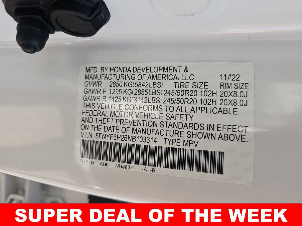 Used 2022 Honda Pilot Special Edition image 42