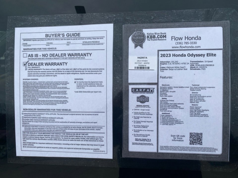Used 2023 Honda Odyssey Elite image 37