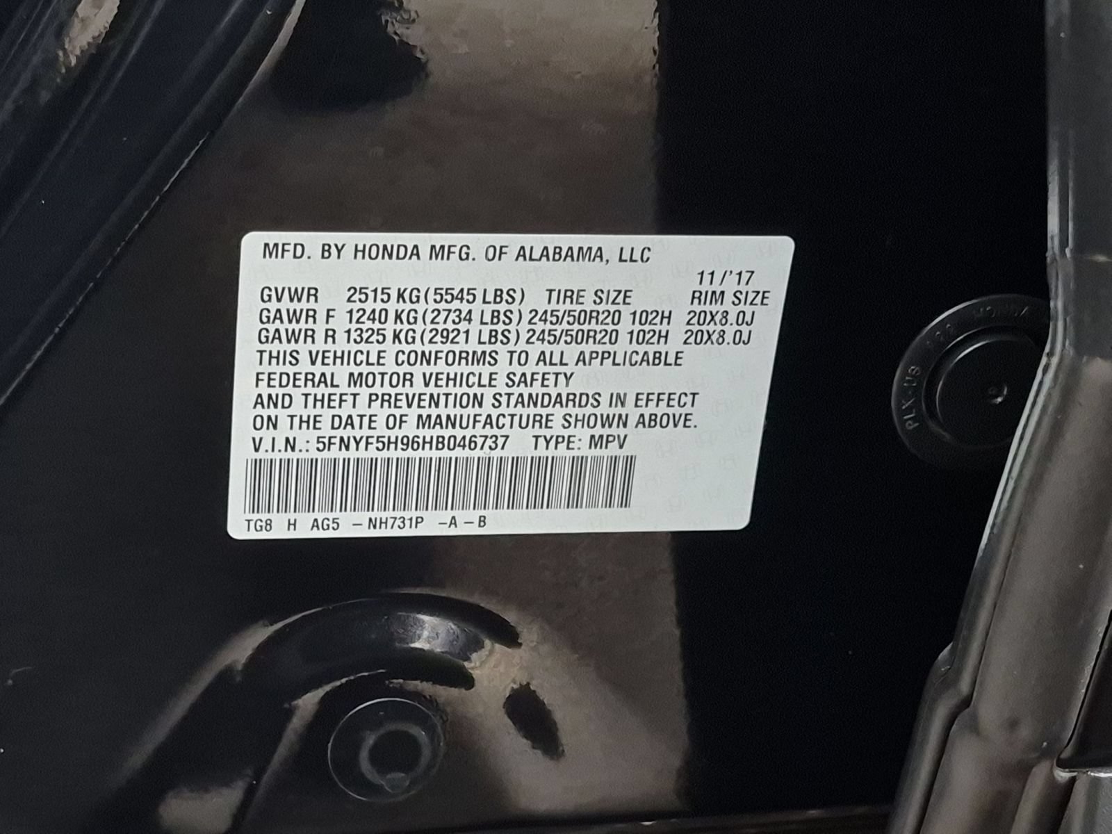 Used 2017 Honda Pilot Touring image 31