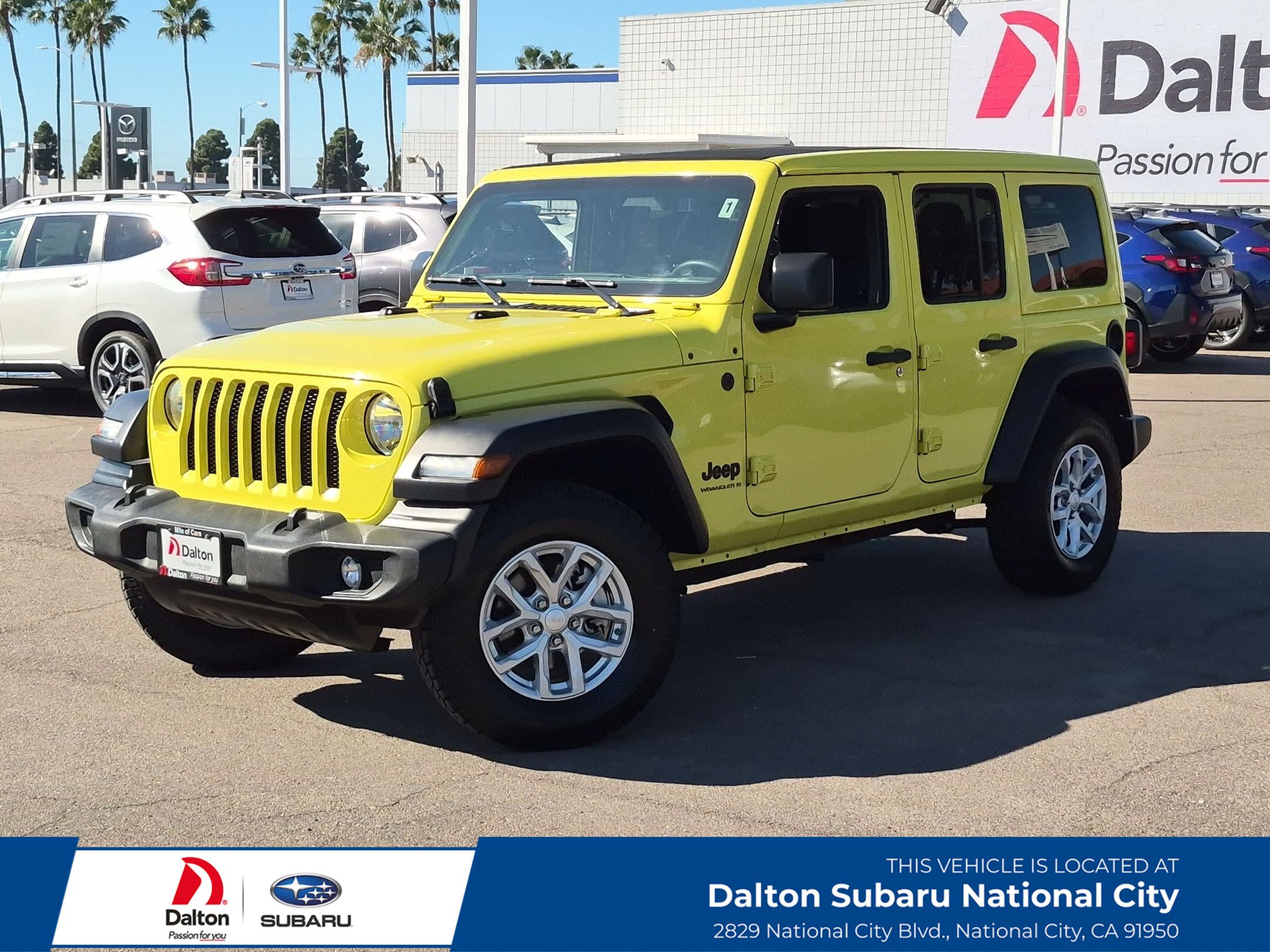 Used 2023 Jeep Wrangler Unlimited Sport w/ Sun And Sound Package AWD/4WD image 1
