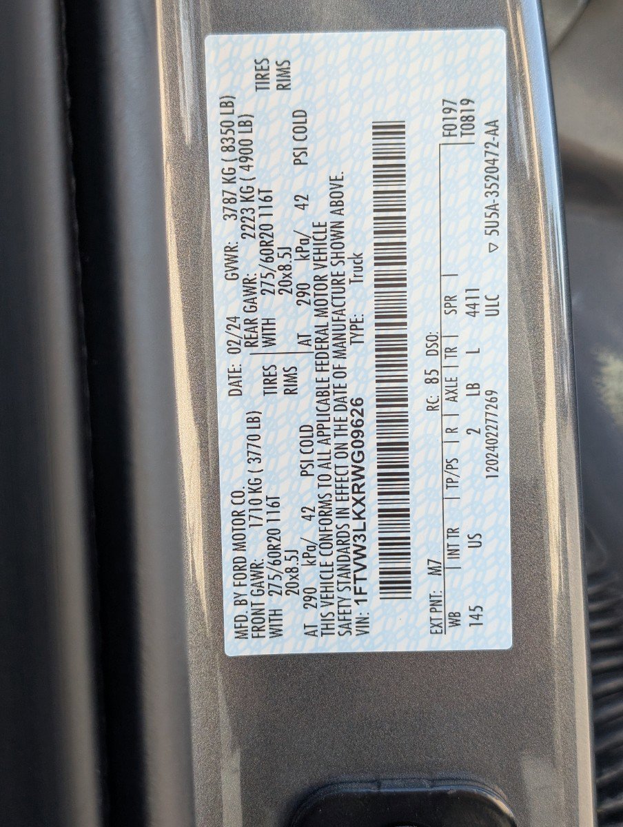 New 2024 Ford F150 Lightning XLT w/ Max Trailer Tow Package AWD/4WD image 28