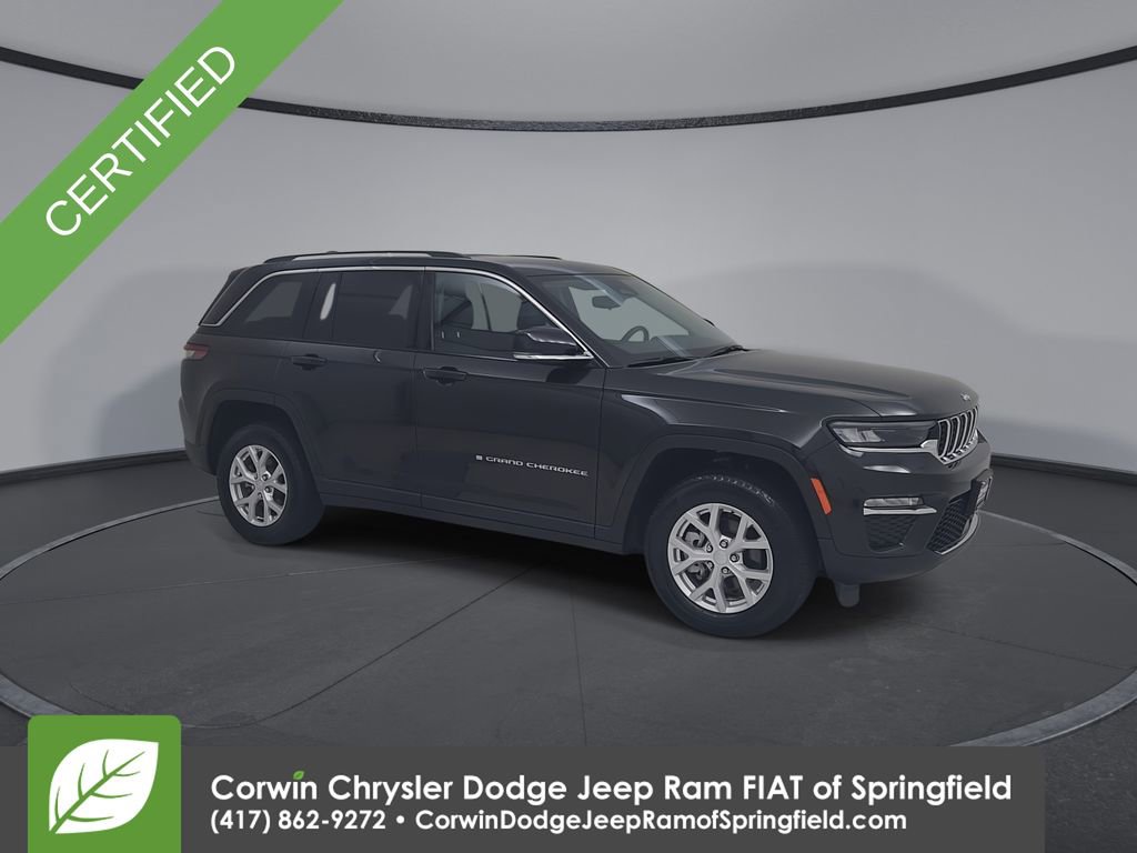 Certified 2023 Jeep Grand Cherokee Limited w/ Trailer Tow Prep Group (B) image 2