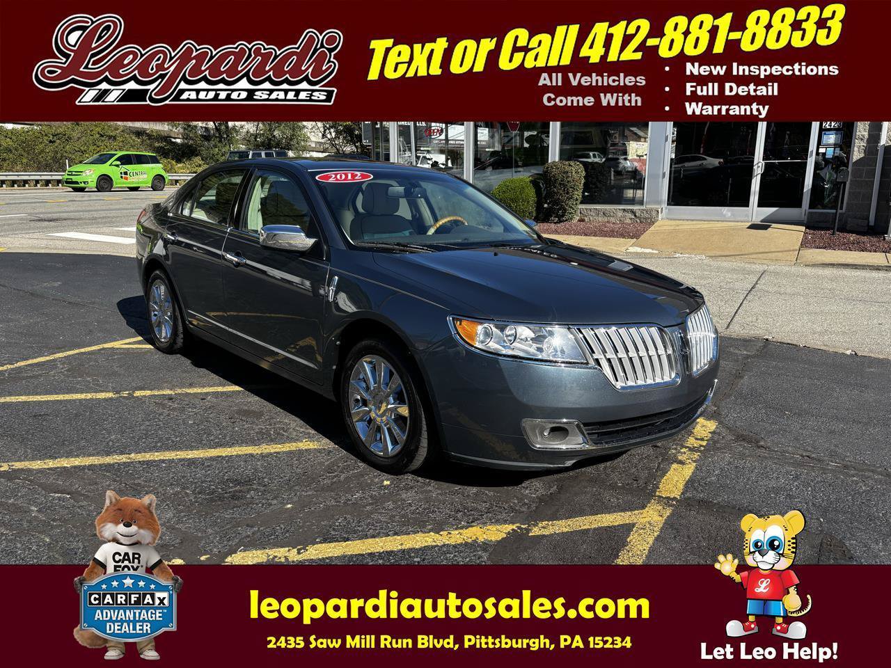 Used 2012 Lincoln MKZ