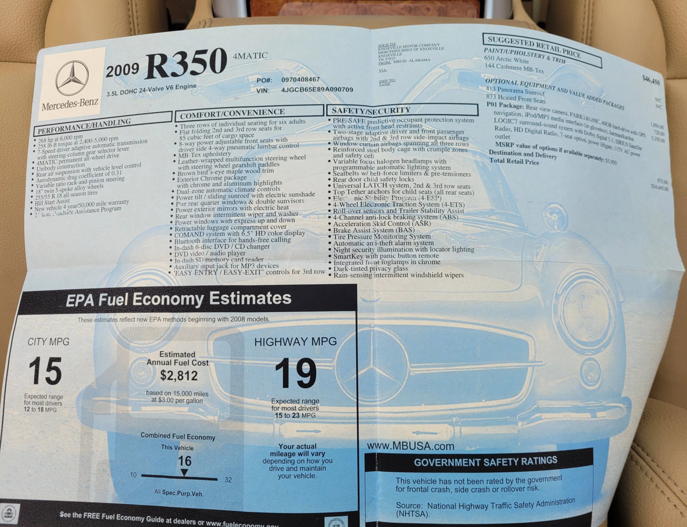 Used 2009 Mercedes-Benz R 350 4MATIC image 47