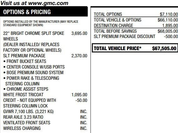 Certified 2023 GMC Sierra 1500 SLT w/ SLT Premium Package AWD/4WD image 2