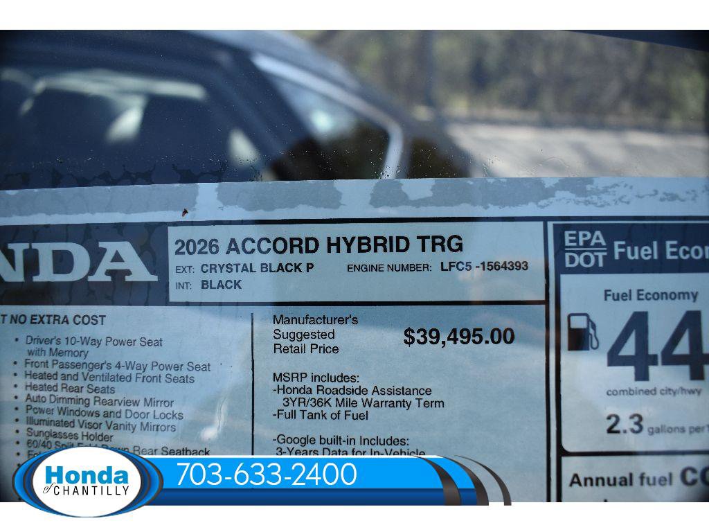 New 2026 Honda Accord Hybrid Touring image 36