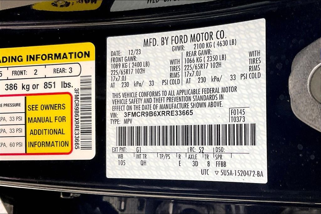 Used 2024 Ford Bronco Sport Big Bend w/ Convenience Package image 43