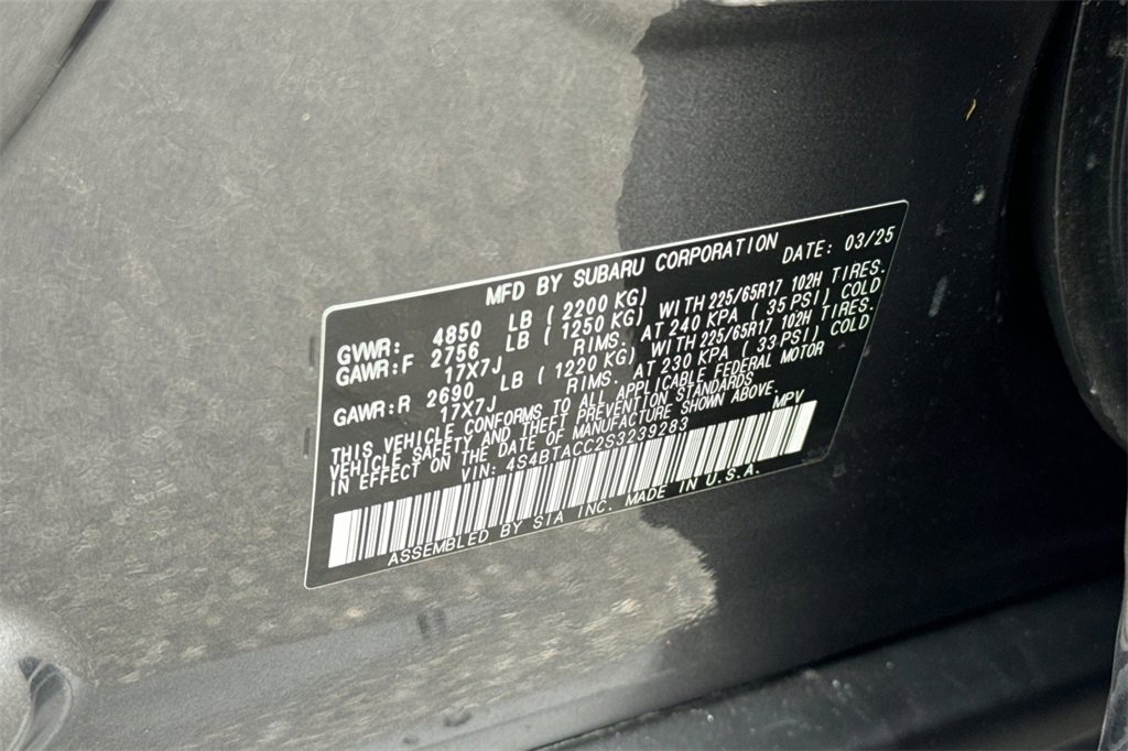 Certified 2025 Subaru Outback Premium w/ Popular Package #1A image 27