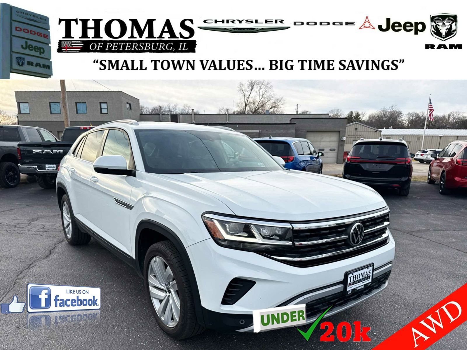 Used 2021 Volkswagen Atlas Cross Sport SE image 1