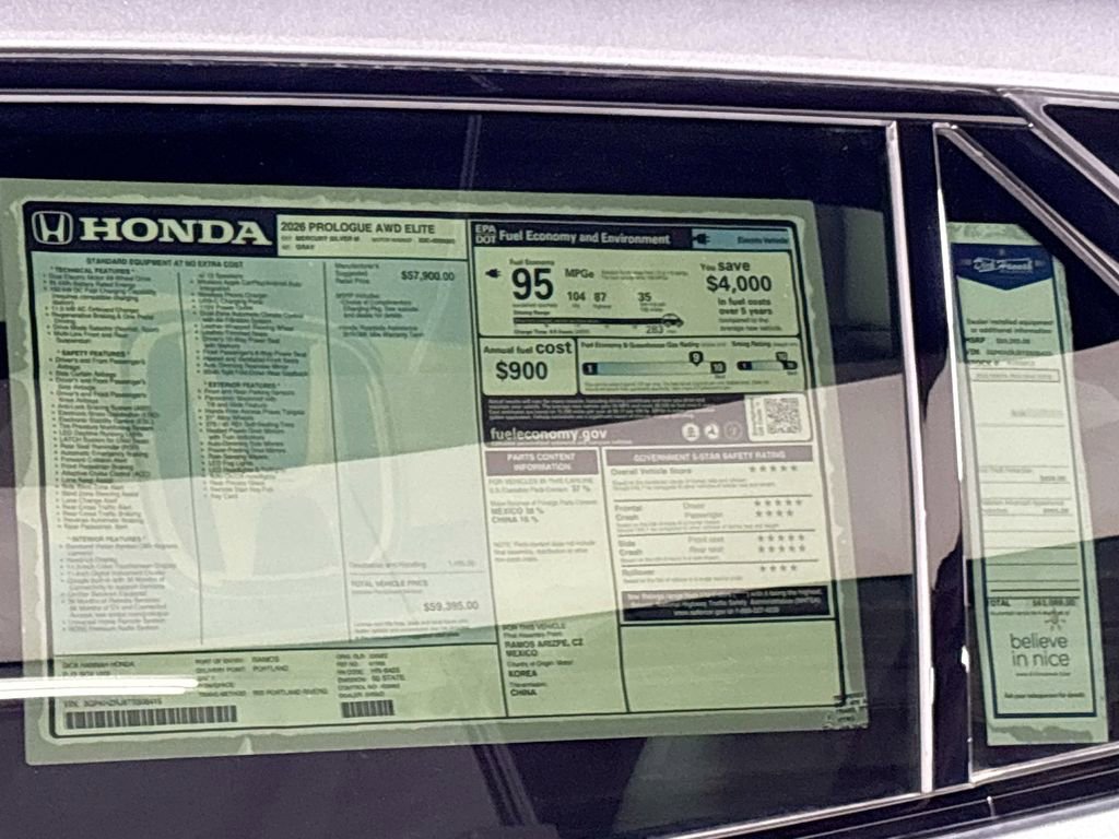 New 2026 Honda Prologue Elite image 25
