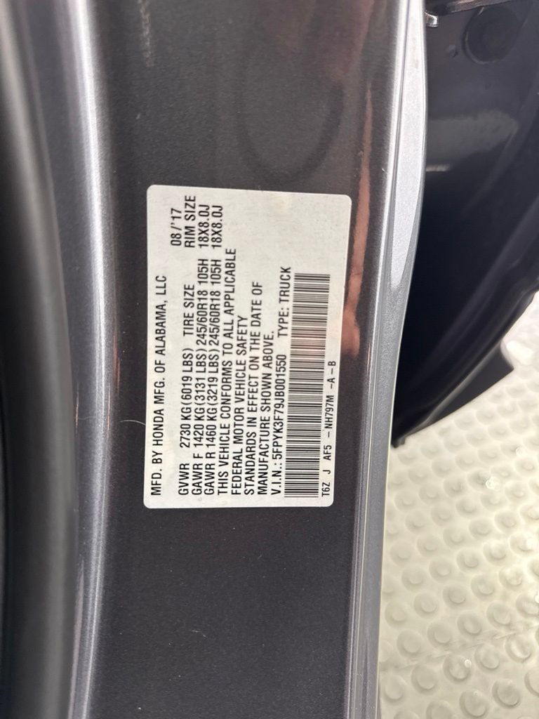 Certified 2018 Honda Ridgeline RTL-E image 19