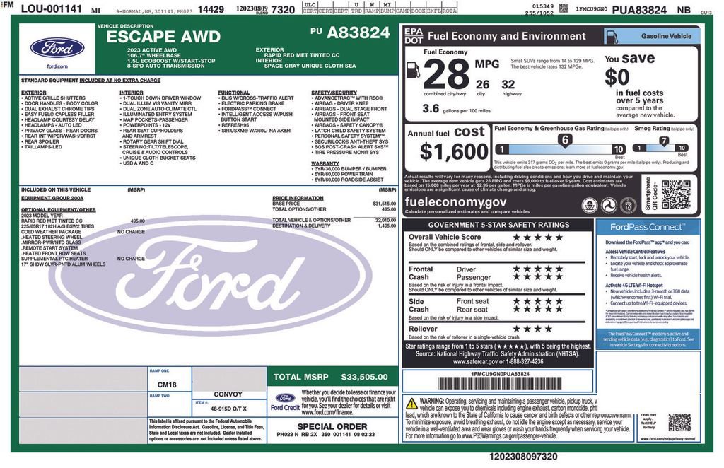 Certified 2023 Ford Escape Active image 5