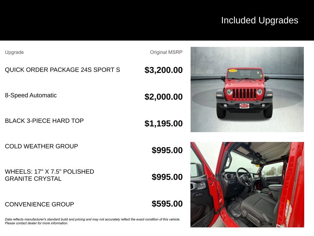 Used 2018 Jeep Wrangler Unlimited Sport S image 3