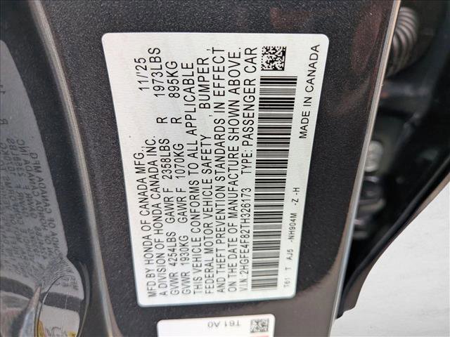 New 2026 Honda Civic Sport Touring image 16