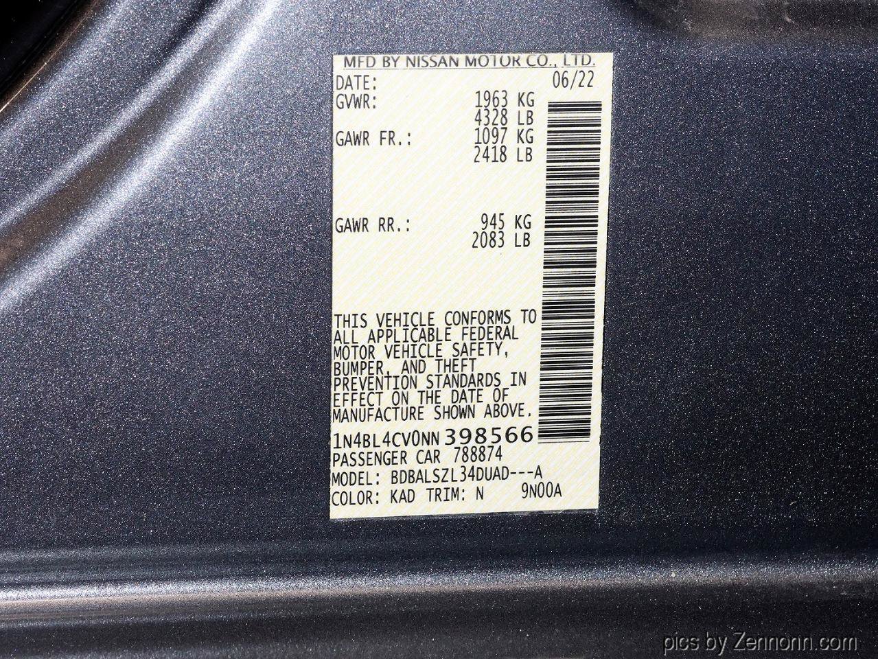 Used 2022 Nissan Altima 2.5 SR w/ Midnight Edition Package FWD image 38
