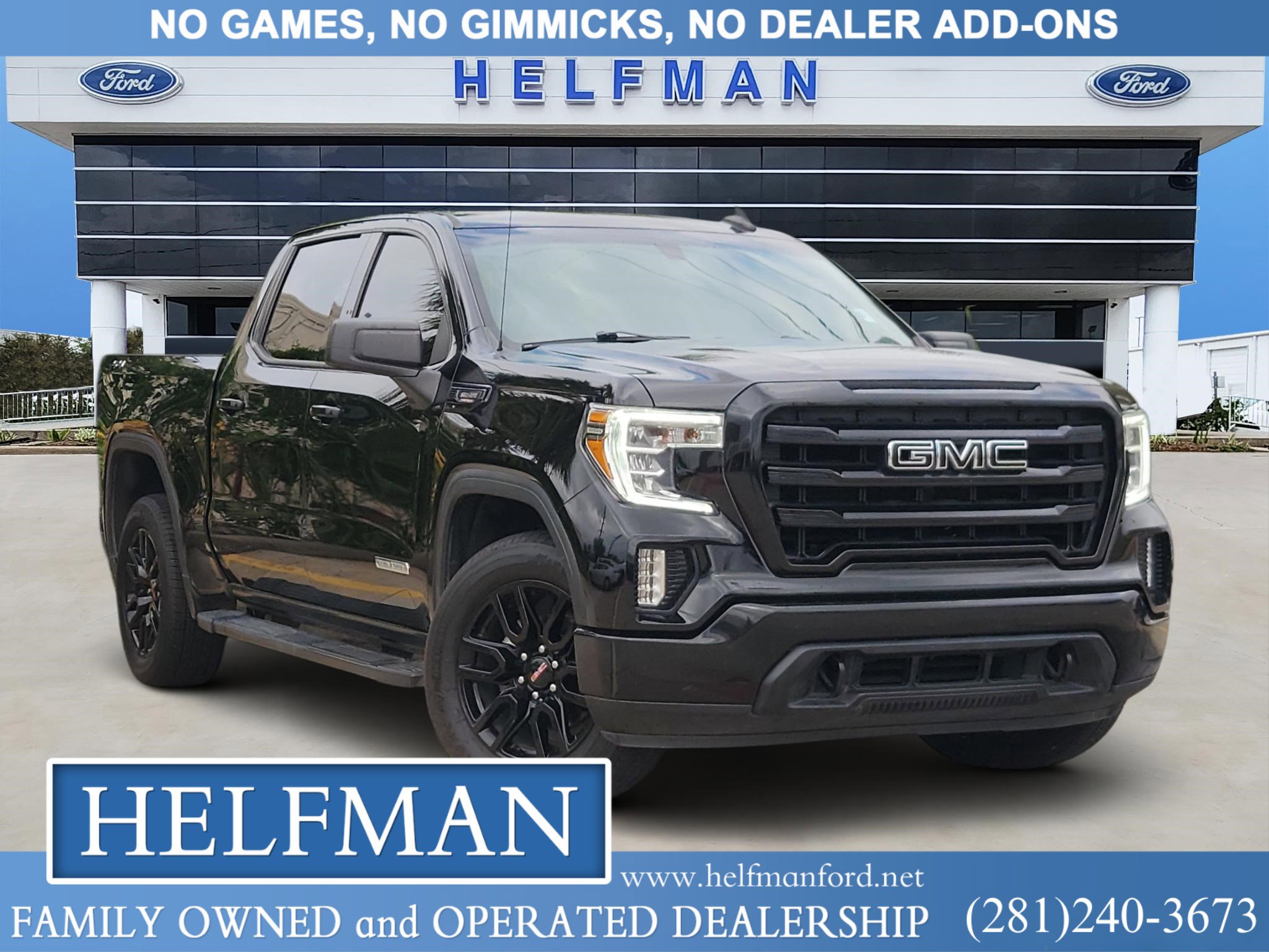 Used 2022 GMC Sierra 1500 Elevation w/ LPO, Elevation Black Package AWD/4WD image 1