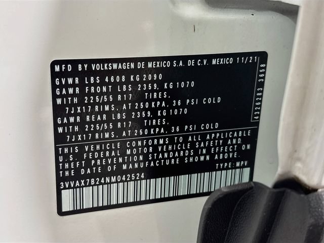 Certified 2022 Volkswagen Taos S AWD/4WD image 33