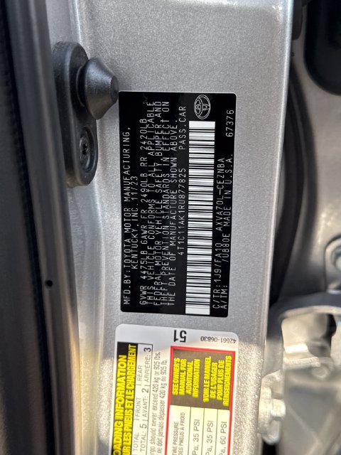 Certified 2024 Toyota Camry LE FWD image 23