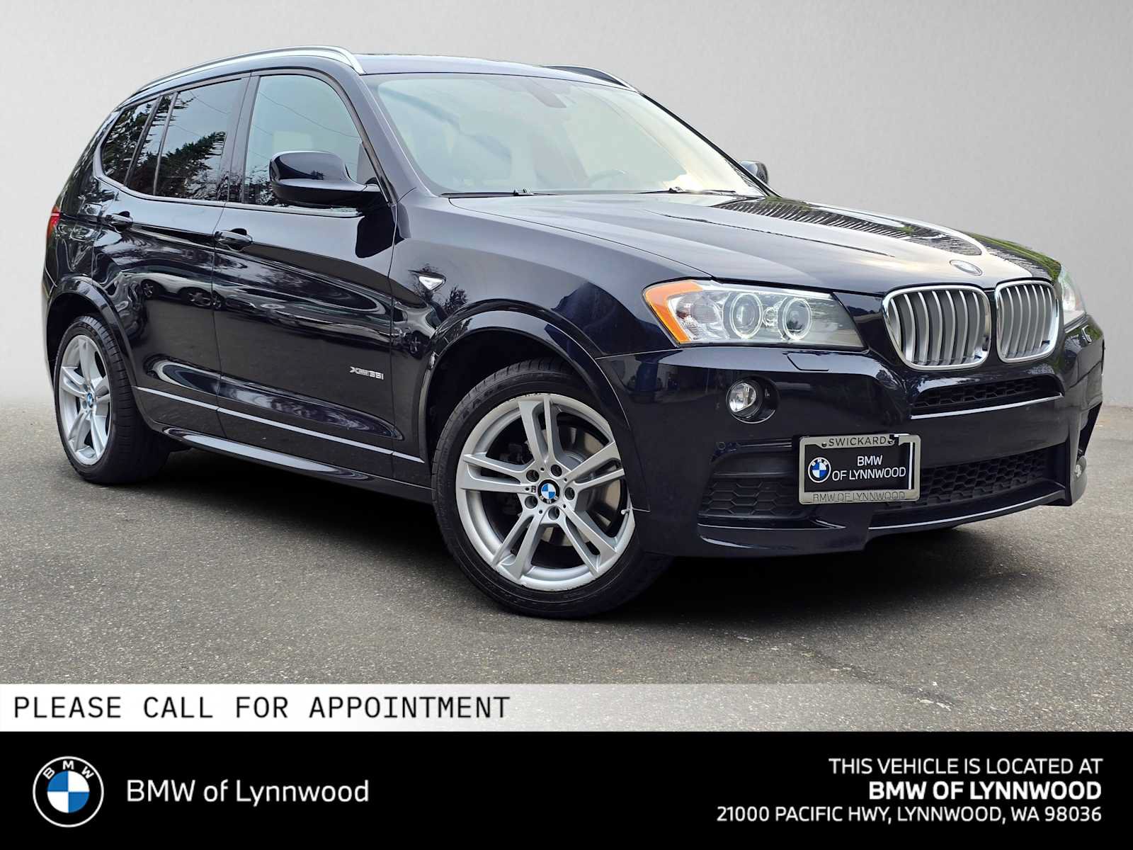 Used 2014 BMW X3 xDrive35i AWD/4WD image 1
