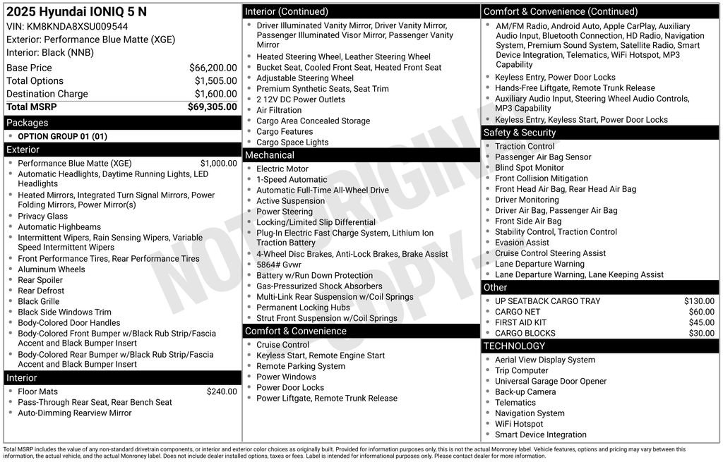 New 2025 Hyundai Ioniq 5 N Base image 8