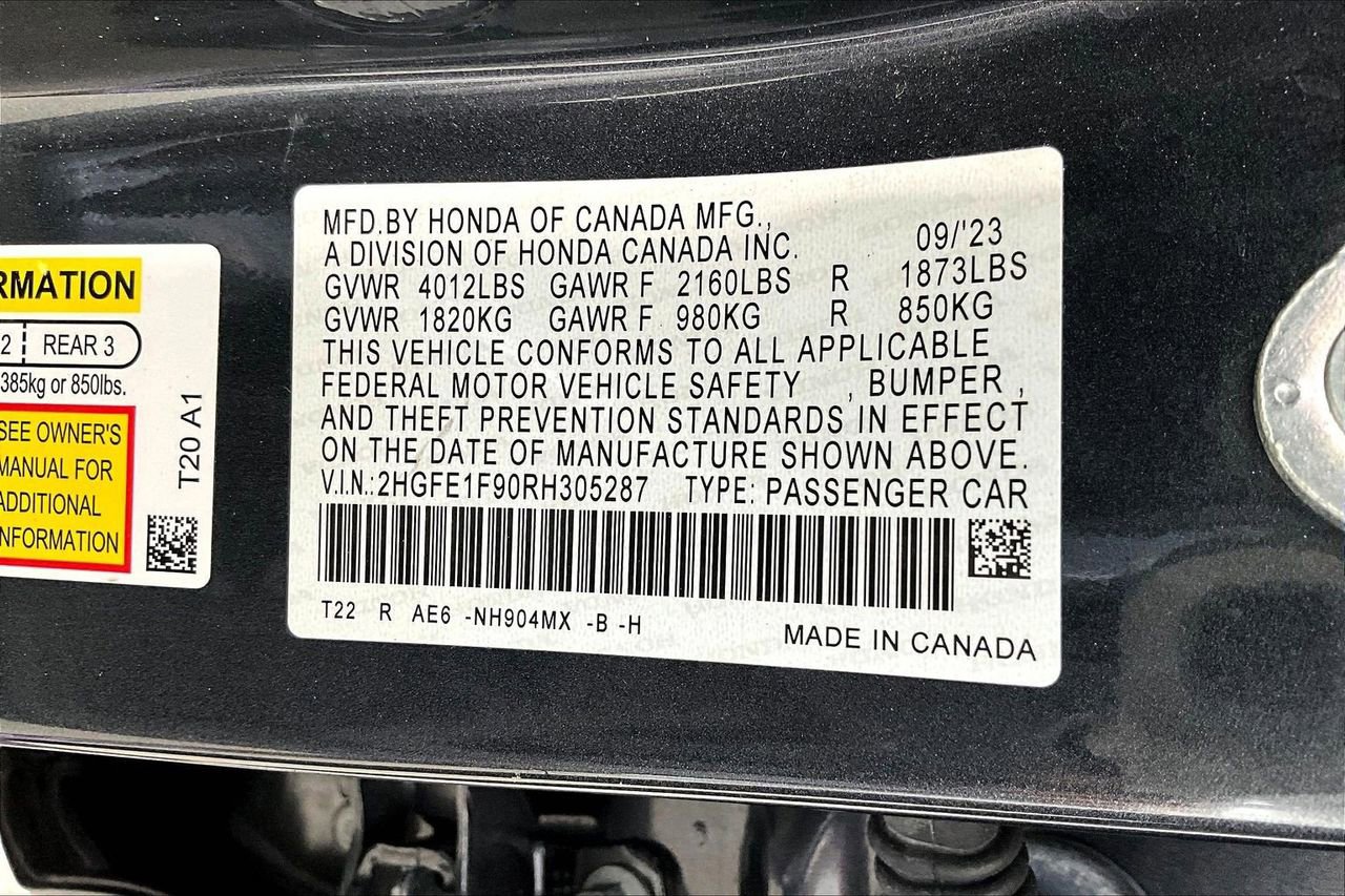 Used 2024 Honda Civic Touring image 8