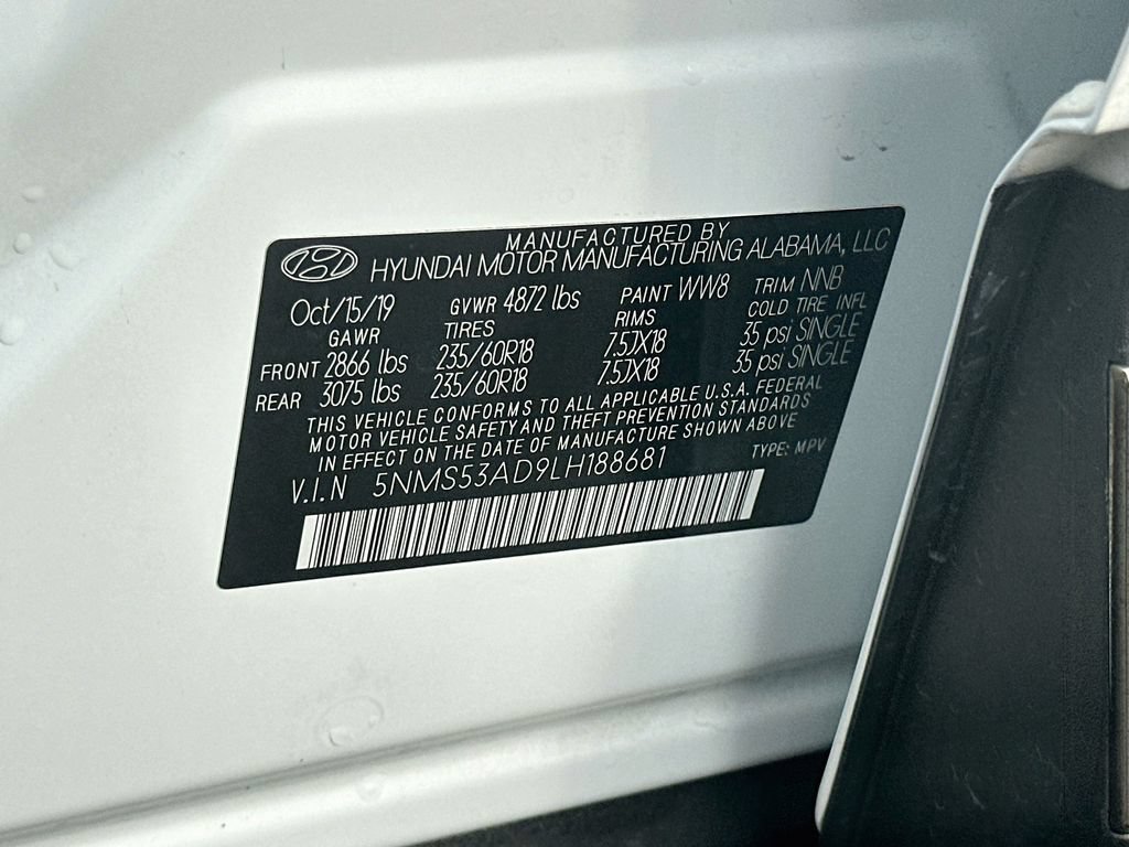 Used 2020 Hyundai Santa Fe Limited FWD image 33