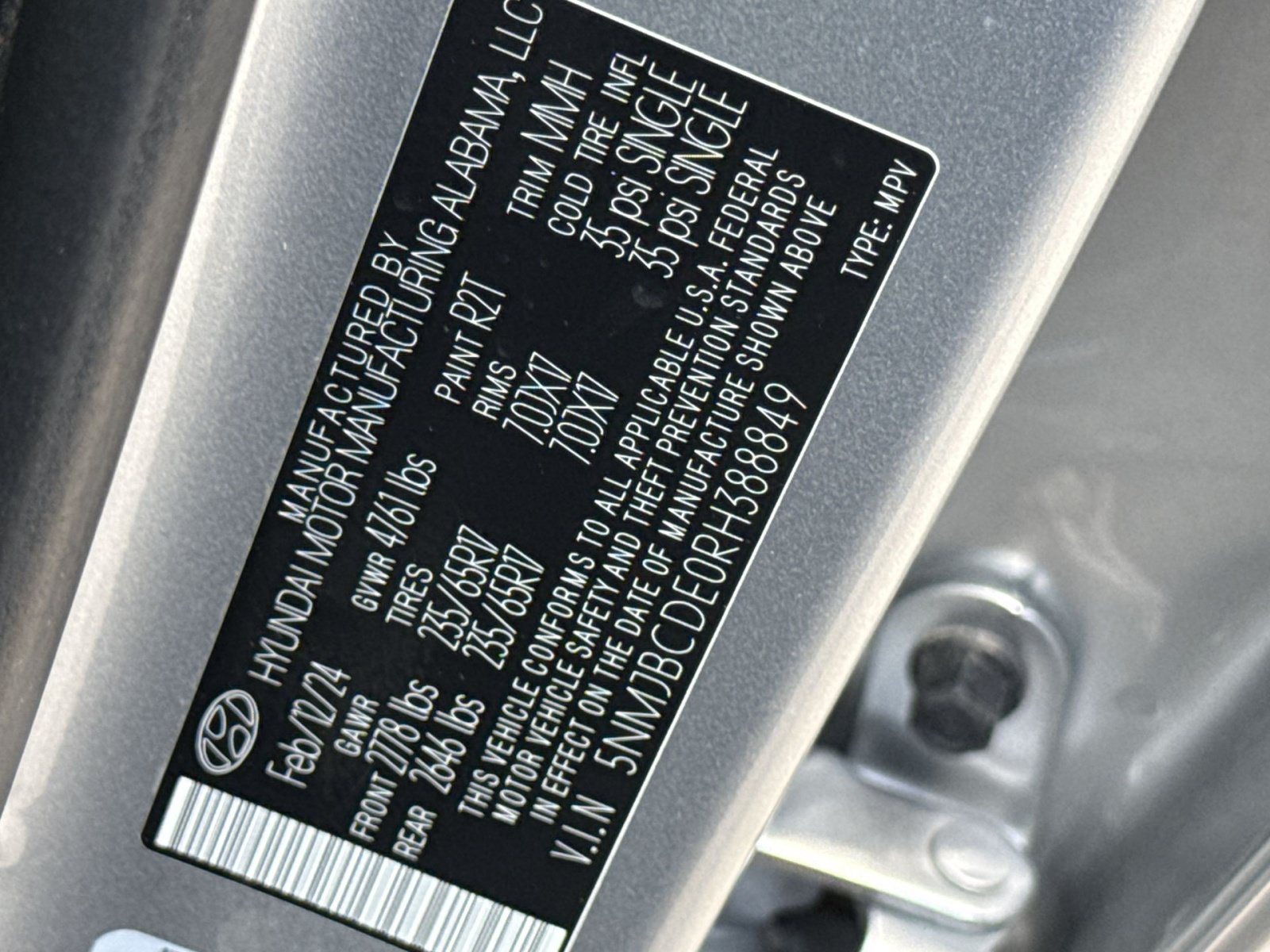 Certified 2024 Hyundai Tucson SEL AWD/4WD image 29