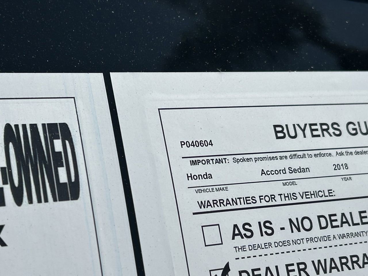 Used 2018 Honda Accord EX image 36